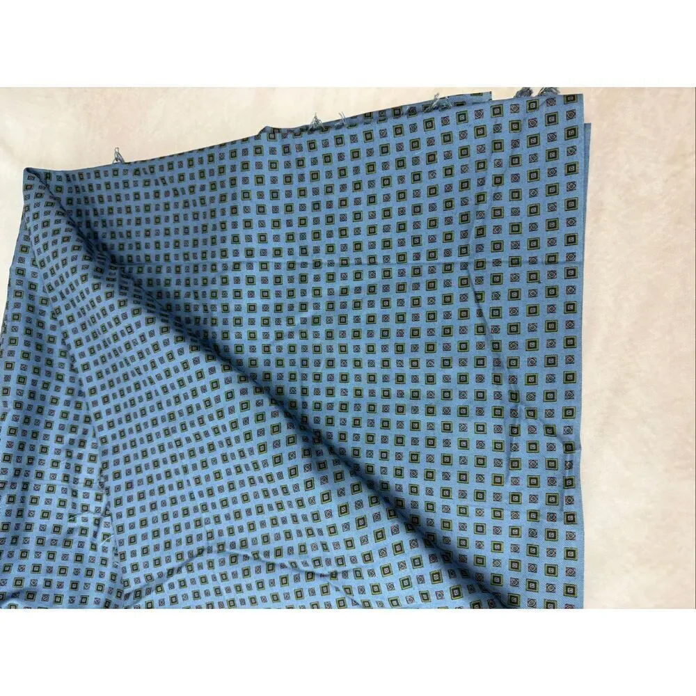 Vintage 1970s Fabric Geometric 38x140” Mod MCM